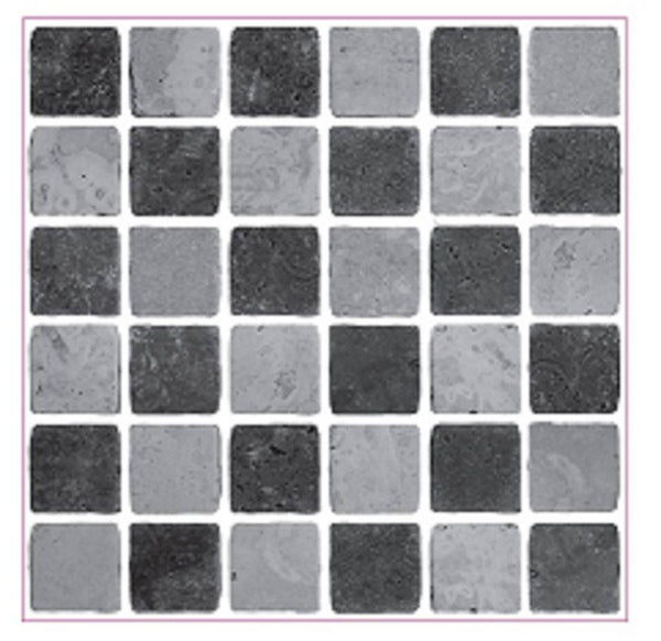 Pack of 10 Black and grey stone effect mosaic tile stickers transfers, with added gloss affect, just peel and stick, bathroom kitchen