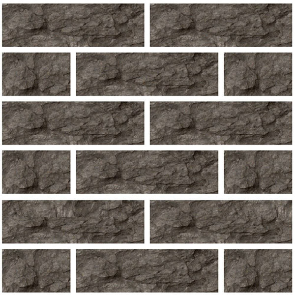 Pack of 10 grey subway mosaic tile stickers transfers, with added gloss affect, just peel and stick, bathroom kitchen